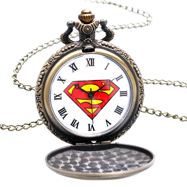 Classic Comic Quartz Pocket Watch