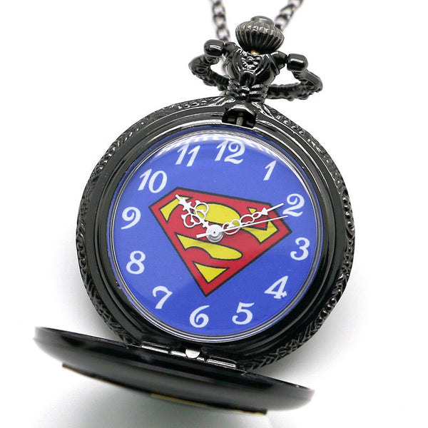 Classic Comic Quartz Pocket Watch