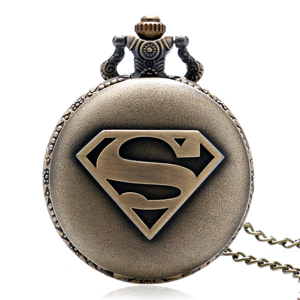 Classic Comic Quartz Pocket Watch