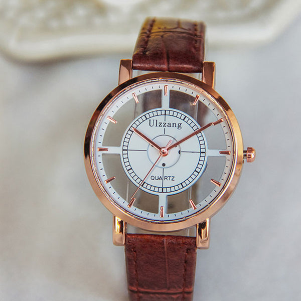 Luxury Double Hollow Watch