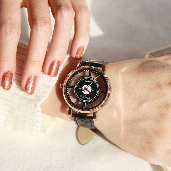 Luxury Double Hollow Watch