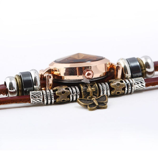 Genuine Leather  Bracelet Watch
