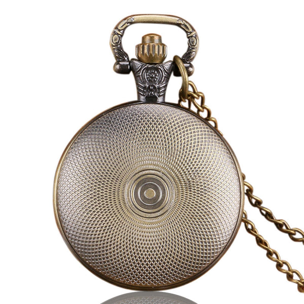Retro Quartz Analog Pocket Watch