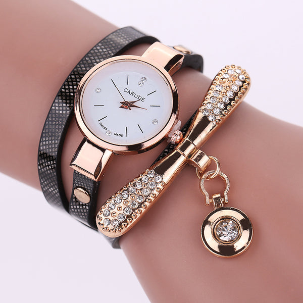 Crystal Bracelet Watch