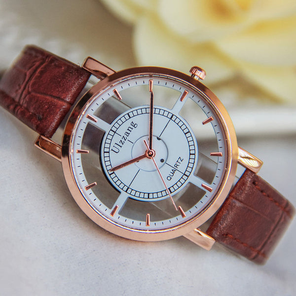 Luxury Double Hollow Watch