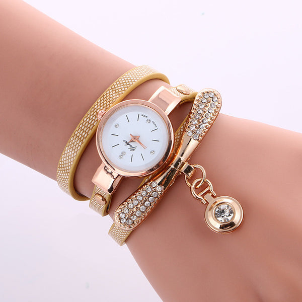 Crystal Bracelet Watch