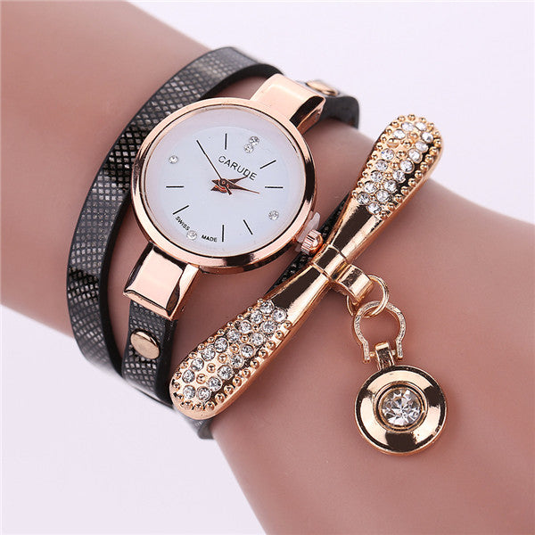 Crystal Bracelet Watch